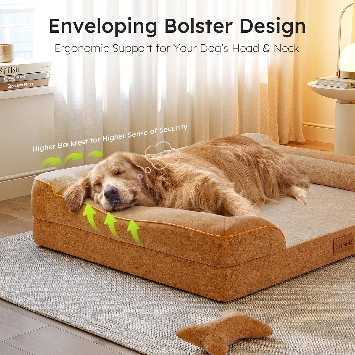 XXL Dog Bed for Extra Large Dogs, Giant Orthopedic Dog Bed with Cooling Gel Memory Foam, Waterproof