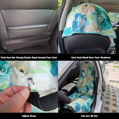 Car Seat Cover Protector Front Seats,for Gym Workout,Running,Swimming,Beach and Hiking,Waterproof