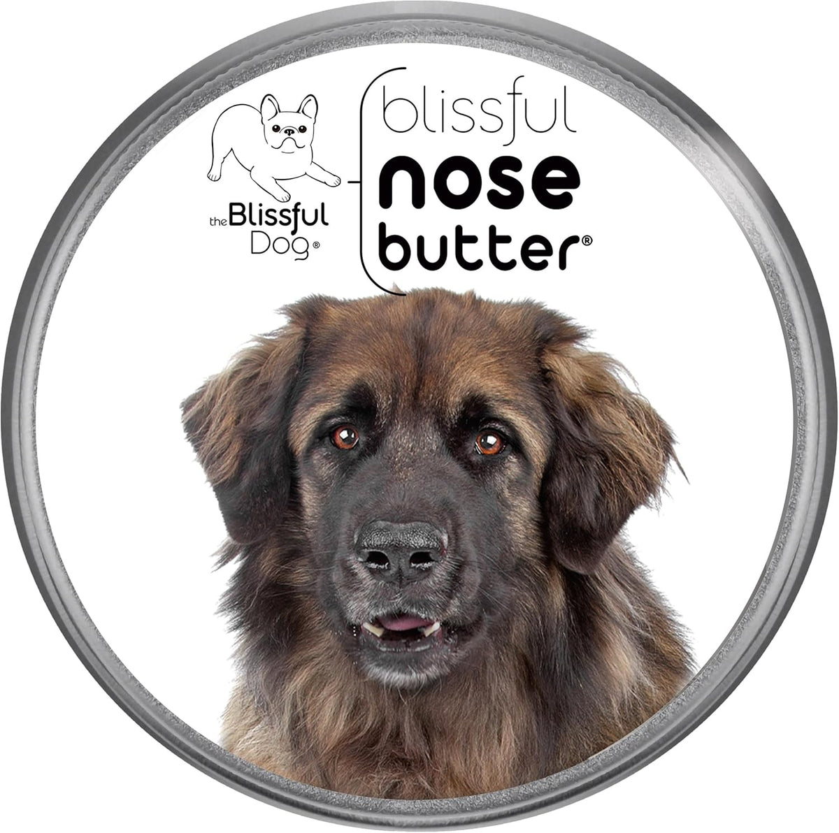 The Blissful Dog Leonberger Nose Butter for Dry, Cracked Skin, Lick-Safe Dog Nose Balm with