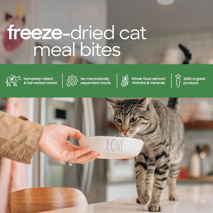 smallbatch Pets Freeze Dried Cat Treats, Raw Dry Cat Food Bites, Chicken Recipe, High Protein Food