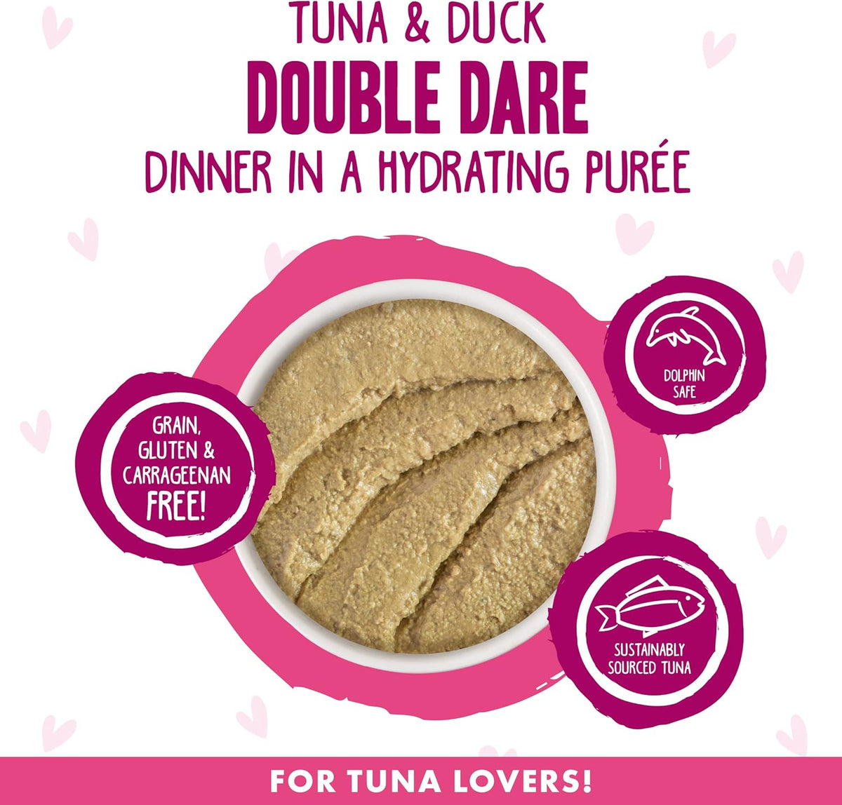 Weruva B.F.F. Play - Best Feline Friend Paté Lovers, Aw Yeah!, Tuna & Duck Double Dare with Tuna &