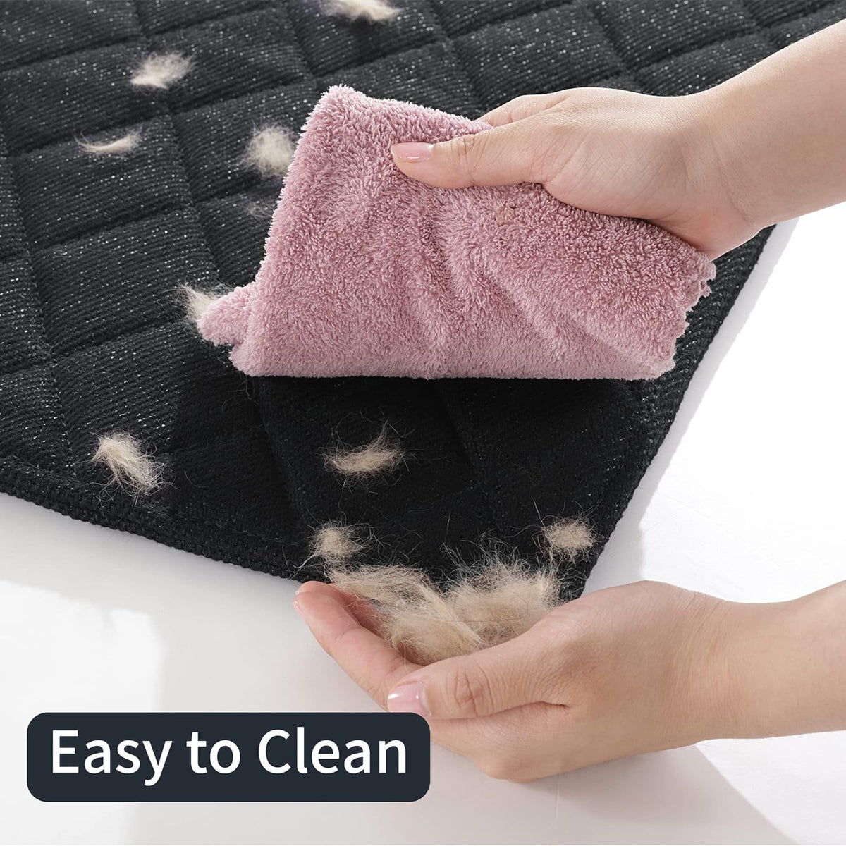 MABOZOO Indestructible Dog Beds - Chew Proof Crate Pad for Aggressive Chewers, Machine Washable