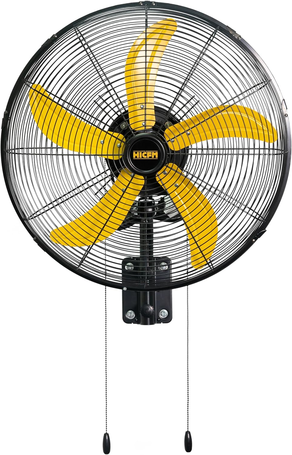 HiCFM 20" Oscillating Wall Mount Fan, 5000 CFM High Velocity Industrial Wall Mounted Heavy Duty