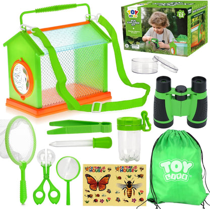 TOY Life Bug Catcher for Kids, Bug Catching Kit Kids Explorer Kit with Bug Net, Catching Tool