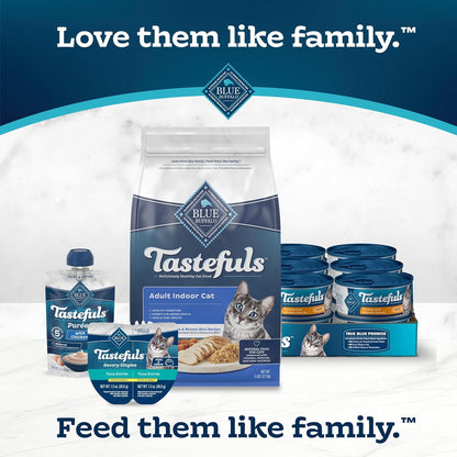 Blue Buffalo Tastefuls Natural Dry Food for Adult Indoor Cats, Chicken & Brown Rice Recipe, 15-lb.