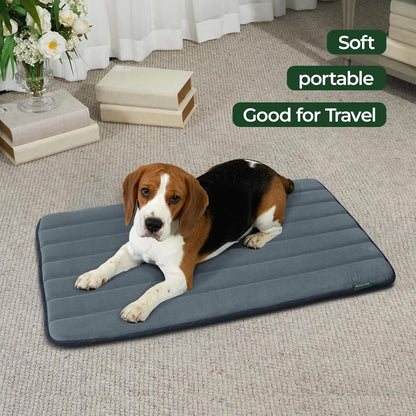 BALANCE Dog Crate Pad, Dog Foam Crate Mat Kennel Pad, Washable Water-Resistant Pet Bed Flat Dogs