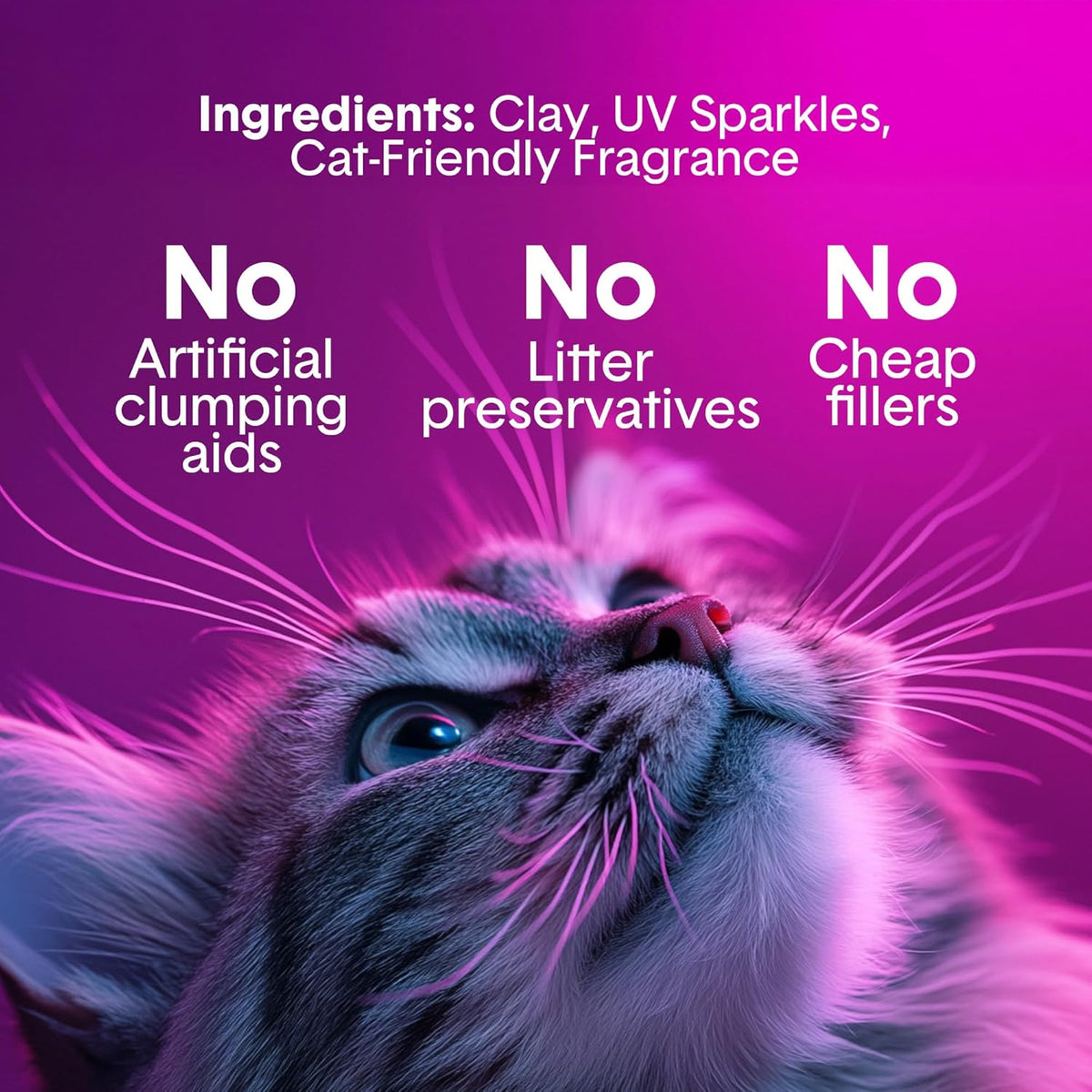 Boxie® Glo™ 30 Day Odor Control Clumping Clay Cat Litter, 16 lb, Multi-Cat, 99.9% Dust-Free, Low