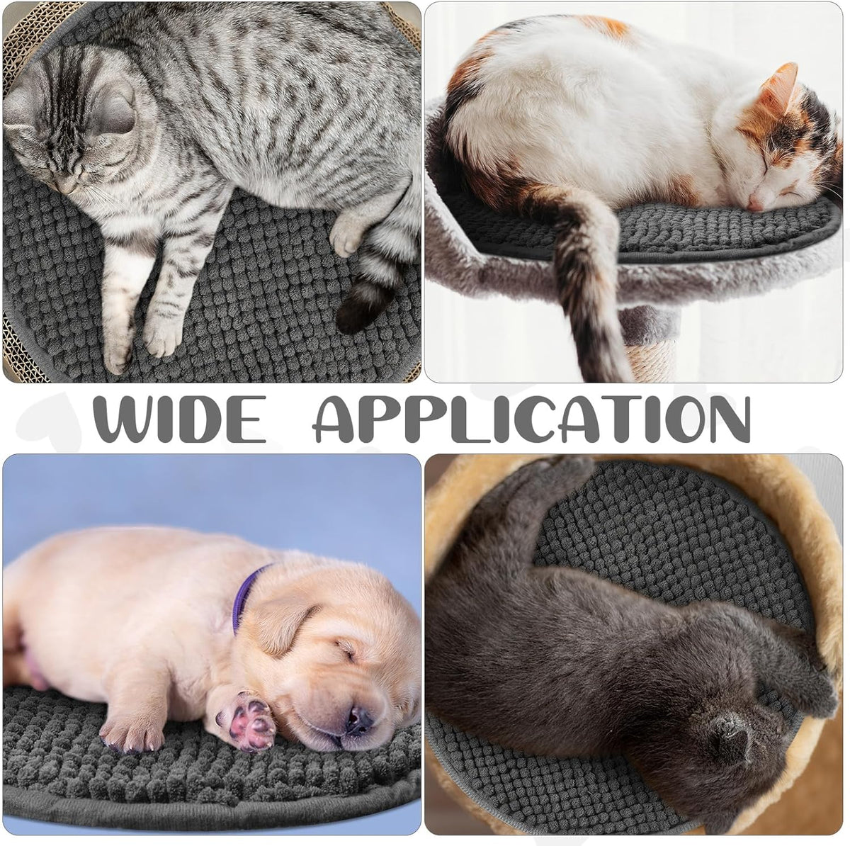 Amylove 4 Pcs Guinea Pig Cage Liner Guinea Pig Bedding Washable Fleece Pee Pads Reusable Small