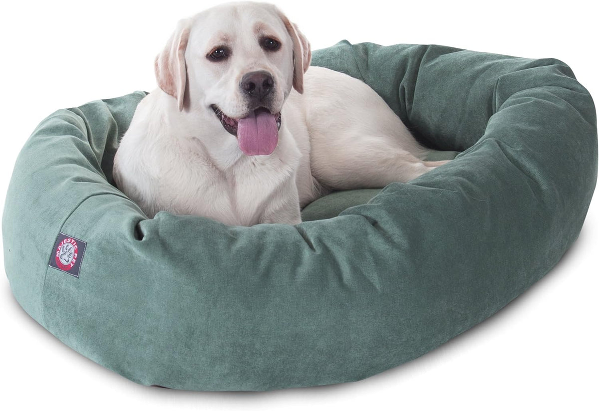 Majestic Pet Villa 40 Inch Shredded Memory Foam Dog Bed for Large Sized Dogs 40x29x9