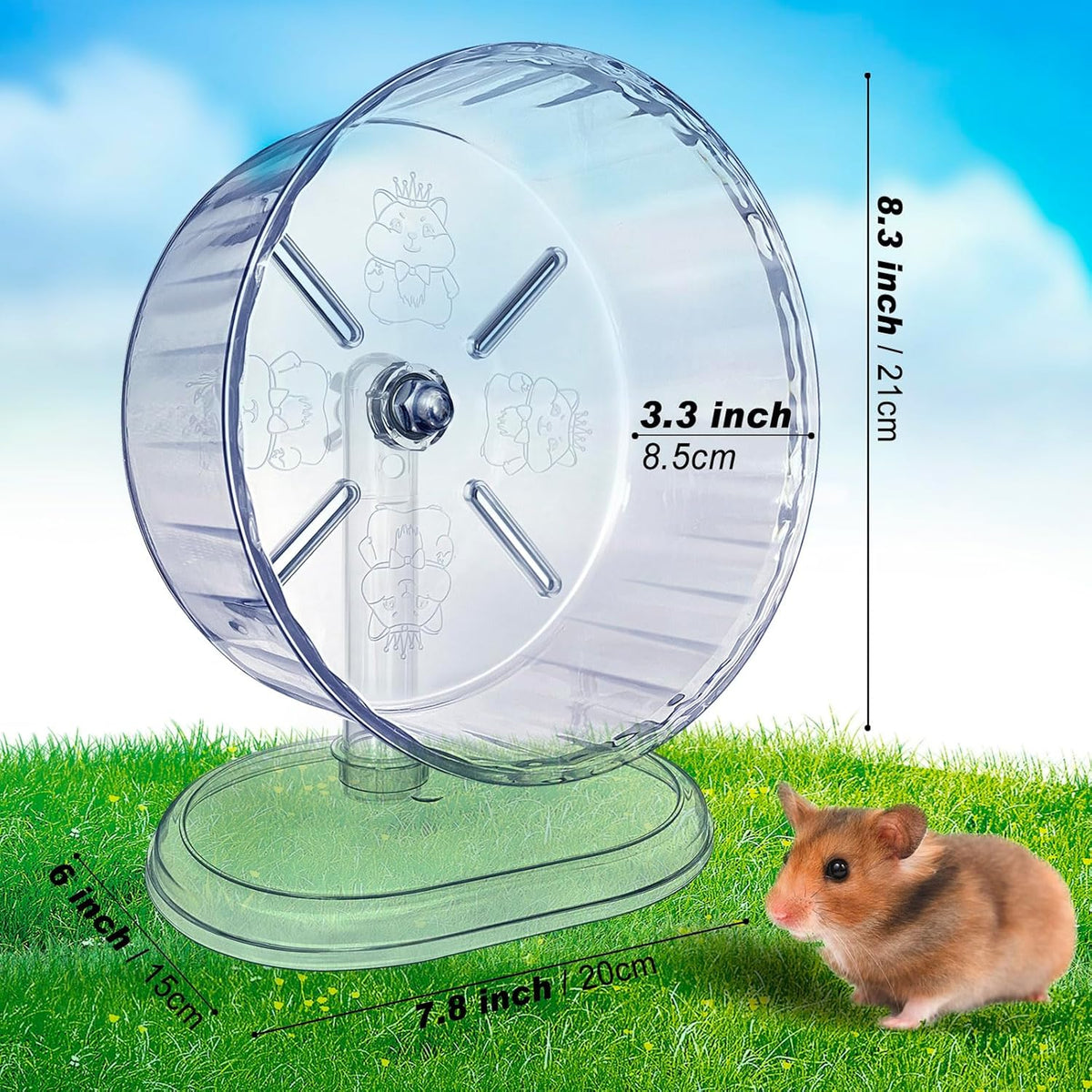Silent Hamster Wheel, Super-Silent Hamster Exercise Wheels Accessories, Quiet Running Wheels
