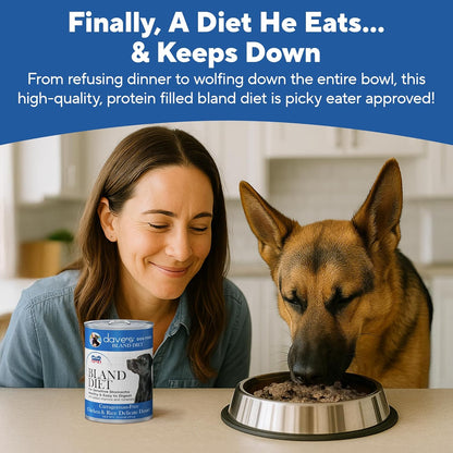 Dave's Pet Food Bland Diet Dog Food (Chicken & Rice), Sensitive Stomach, Easy to Digest