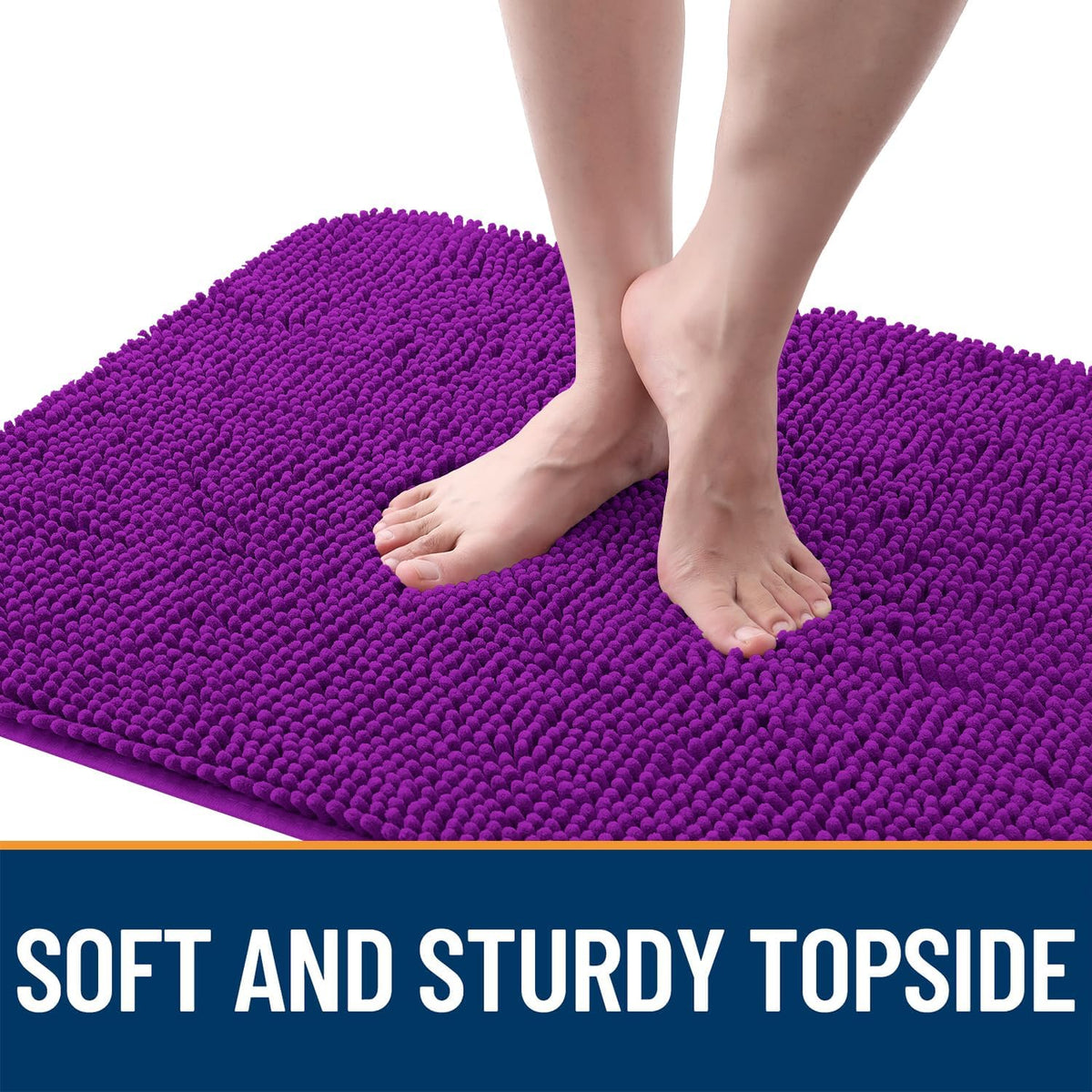 OLANLY Dog Door Mat for Muddy Paws 70x35, Absorbs Moisture and Dirt, Absorbent Non-Slip Washable