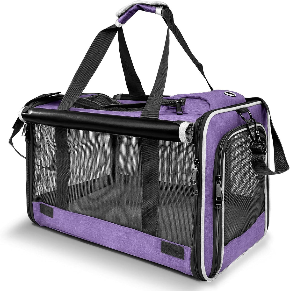 Carrying Bag for Yorkie Dog Travel Kennel Ventilated Softside Pet Carrier Tiny Dog Crate for Teacup