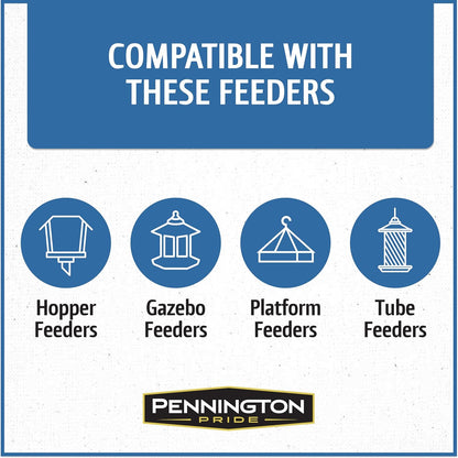Pennington Wild Bird Food, Wild Bird Seed for Outside Feeders, Great to Feed Year-Round, 22.5-lb.