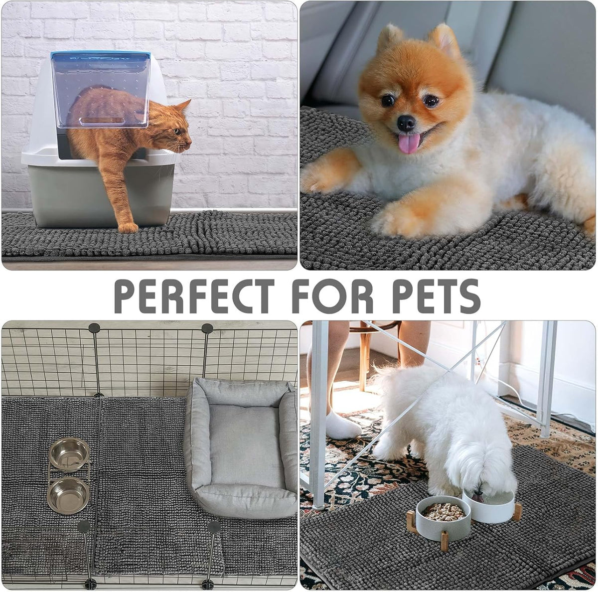Amylove 4 Pcs Guinea Pig Cage Liner Guinea Pig Bedding Washable Fleece Pee Pads Reusable Small