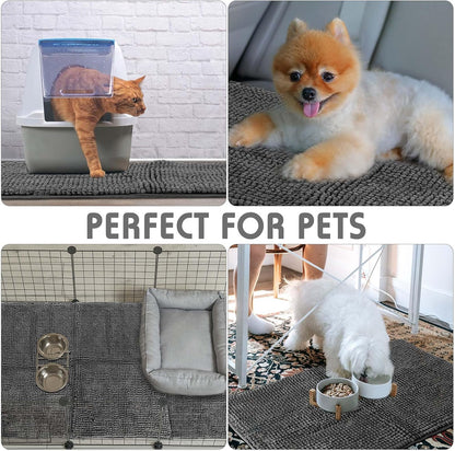 Amylove 4 Pcs Guinea Pig Cage Liner Guinea Pig Bedding Washable Fleece Pee Pads Reusable Small