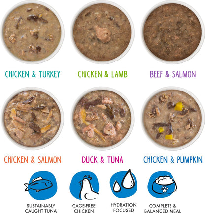 Weruva B.F.F. OMG - Best Feline Friend Oh My Gravy!, Variety Pack, Rainbow Road, Wet Cat Food by
