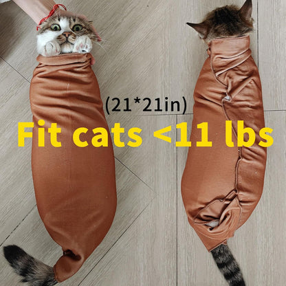 2PCS Cat Wrap for Cutting Nails, 21x21in Self-Adherent Pet Cat Grooming Wrap for Medicine, Nail