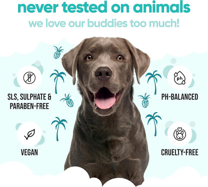 Tropical Dog Shampoo by Buddycare | Deep Cleansing Shampoo for Dogs | Tropical Scented | with Aloe