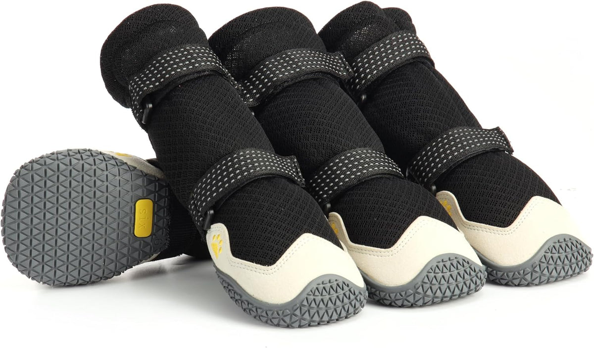 Dog Shoes for Hot Pavement Anti-Slip Dog Boots Waterproof Dog Shoes for Small to Large Dogs with