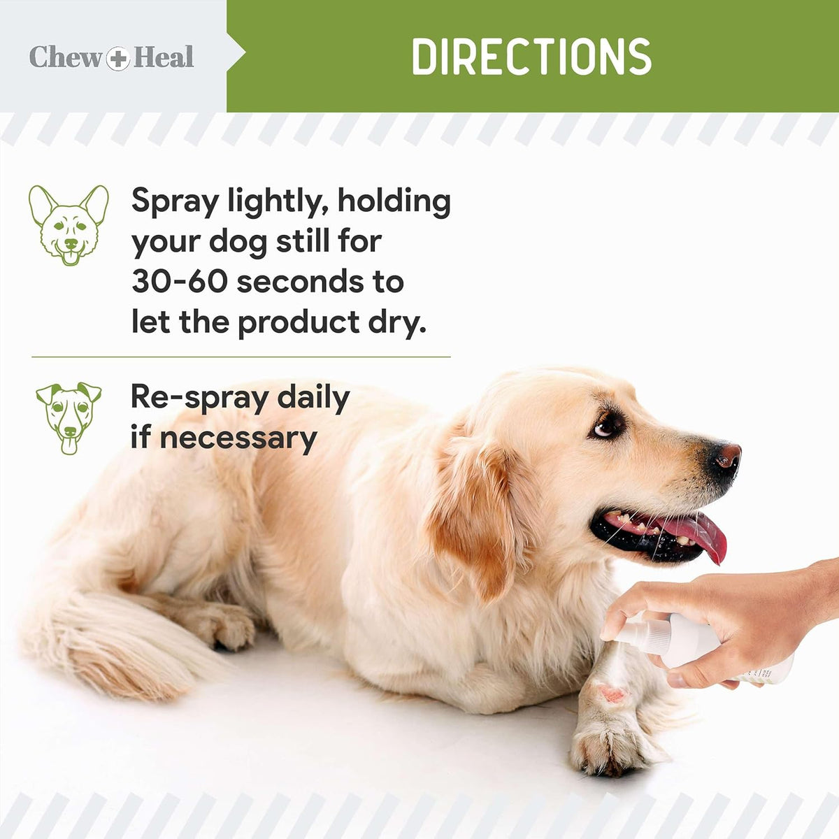 Pet Liquid Bandage for Dogs - 4 oz Spray with Aloe - Wound Care for Dogs Including Cuts, Scrapes