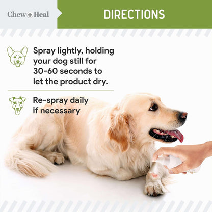 Pet Liquid Bandage for Dogs - 4 oz Spray with Aloe - Wound Care for Dogs Including Cuts, Scrapes