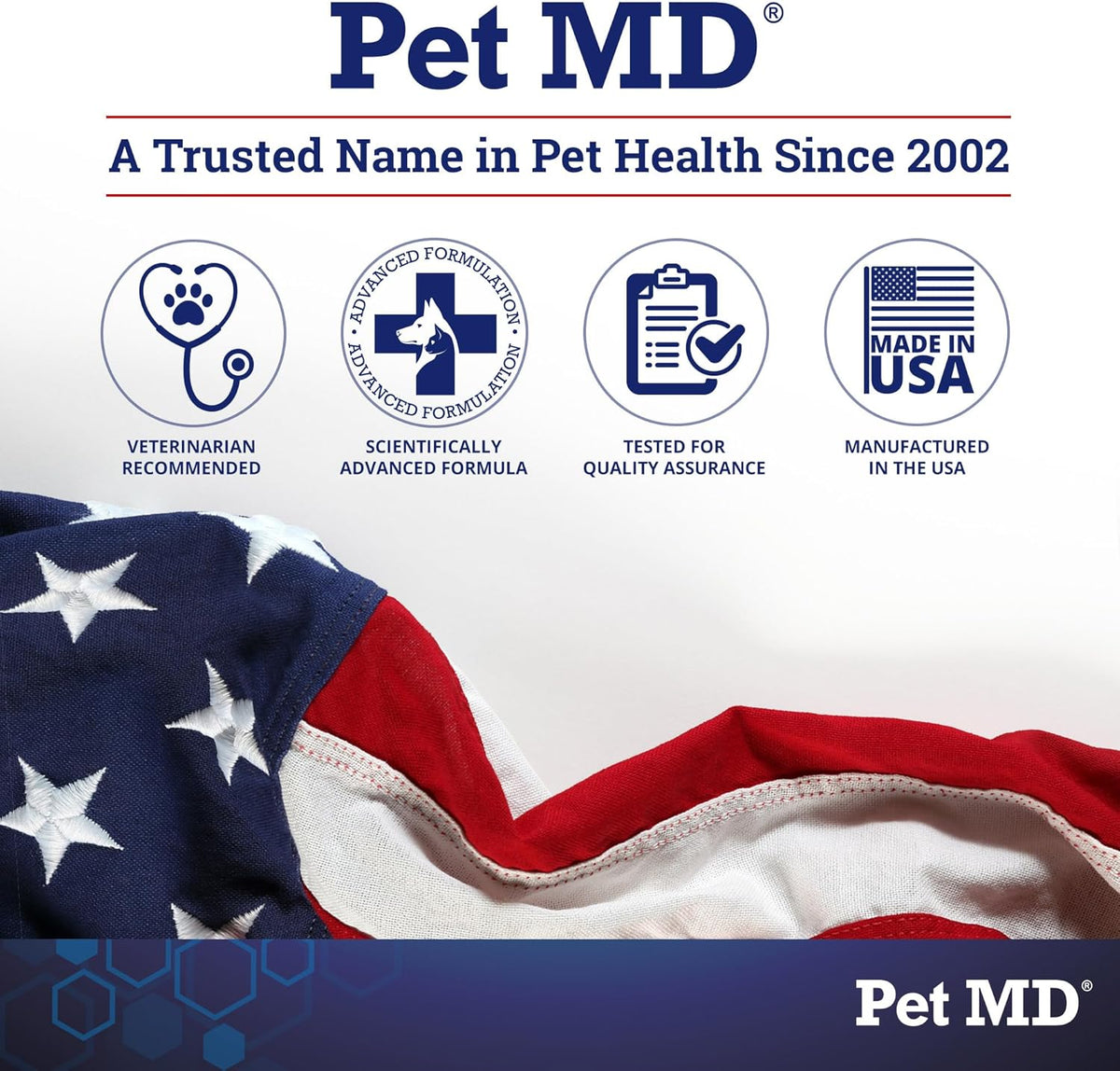 Pet MD - Dog Ear Cleaner Wipes - Otic Cleanser for Dogs to Stop Ear Itching, and Infections with