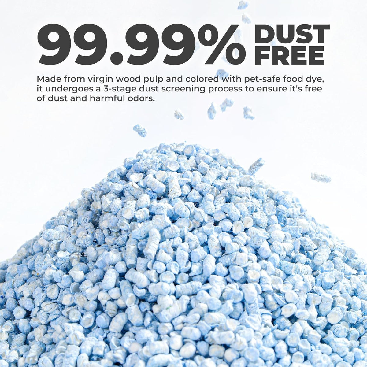 mini&moe Rabbit Bedding Guinea Pig Bedding Paper Pellet Bedding: Odor Control & Moisture Absorbent