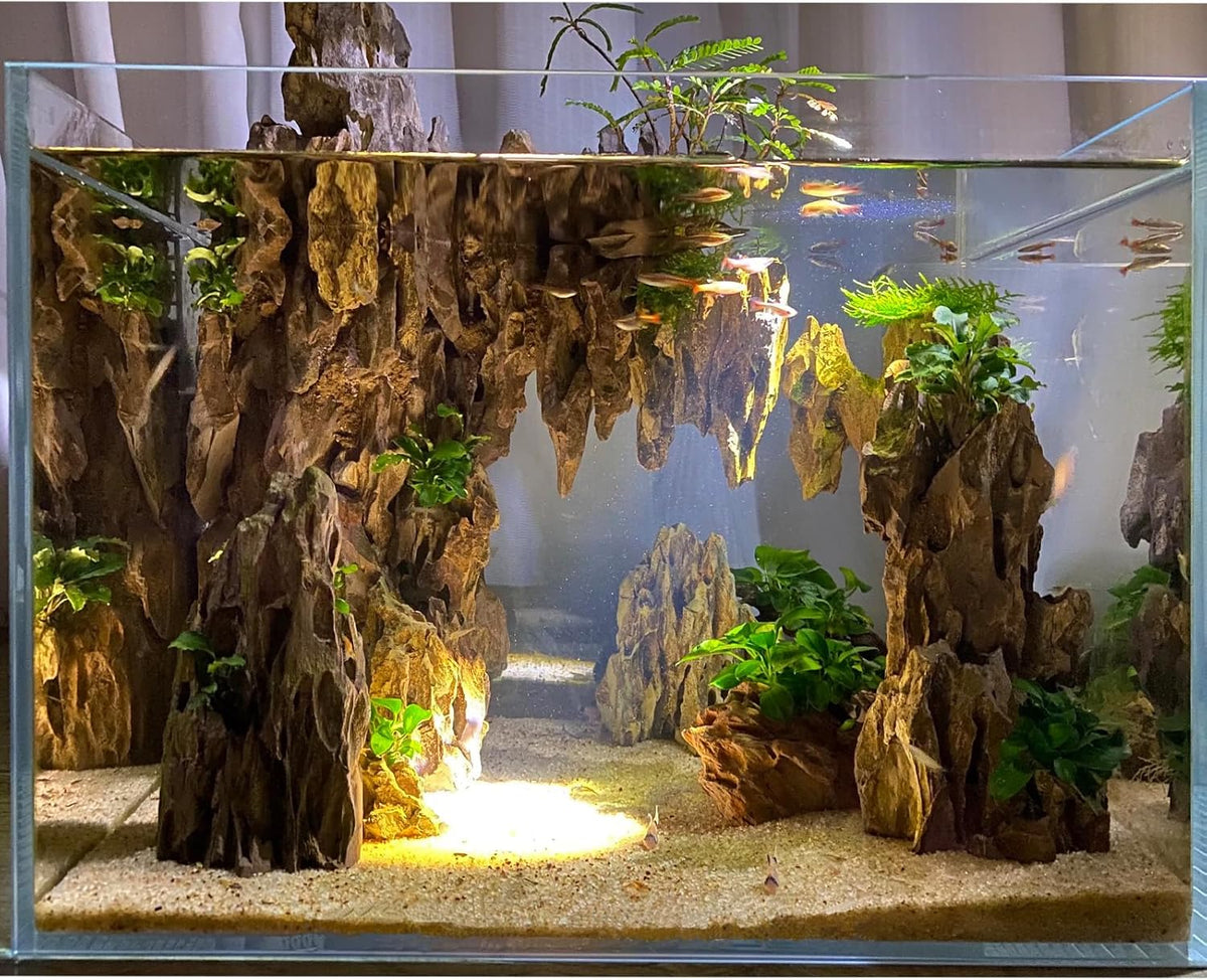 Dragon Rocks Aquarium Rock aquascaping Natural Stone Rocks Fish Tank Decor Rocks for Aquariums