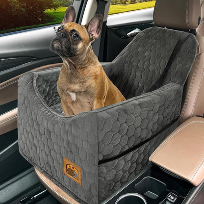 Dog Car Seat for Small/Medium Dogs, Memory Foam Dog Booster Seat, Travel Safety Per Car Seat with