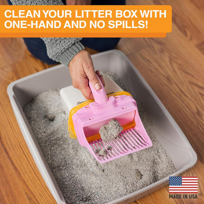 Neater Pet Brands Neater Scooper XL Cat Litter Scoop, 60 Refill Bags – Extra-Large Capacity