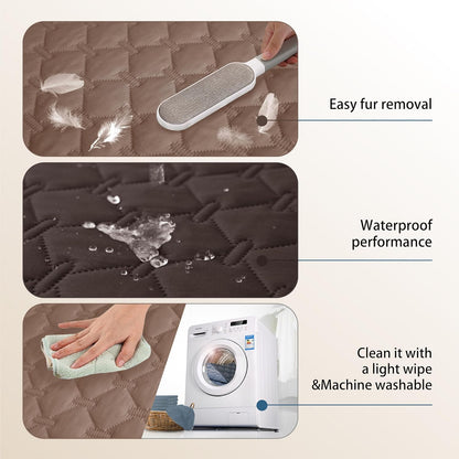 gogobunny 100% Double Sided Waterproof Dog Blanket Soft Pet Bed Cover Reversible Protect Furniture