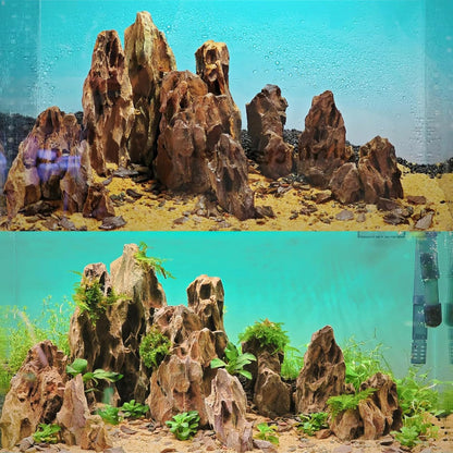 5LB Aquarium Rocks Dragon Stone for Aquariums Landscaping Model Fish Tanks Terrariums Vivariums