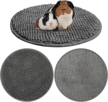 Amylove 4 Pcs Guinea Pig Cage Liner Guinea Pig Bedding Washable Fleece Pee Pads Reusable Small