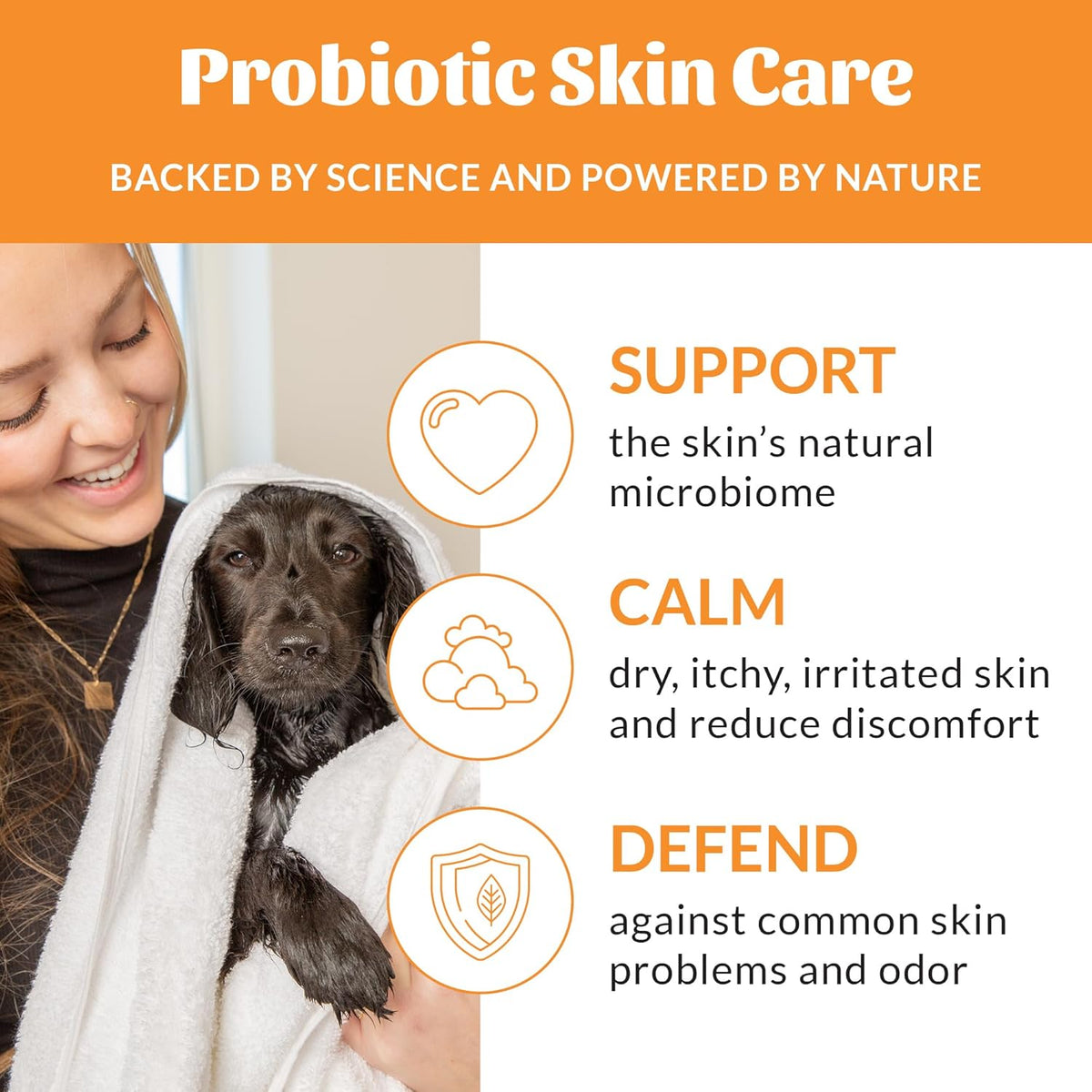 Skout's Honor Probiotic Dog Shampoo & Conditioner with Avocado Oil & Omega-3s, 97% Natural, Paraben