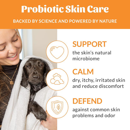 Skout's Honor Probiotic Dog Shampoo & Conditioner with Avocado Oil & Omega-3s, 97% Natural, Paraben