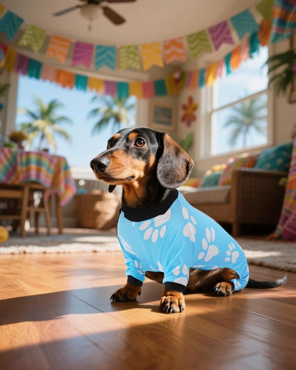 PET SHOW 4 Pack Small Dog Pajamas for Medium Dogs Boy Dinosaur Shark Soft Stretchy PJs Plaid