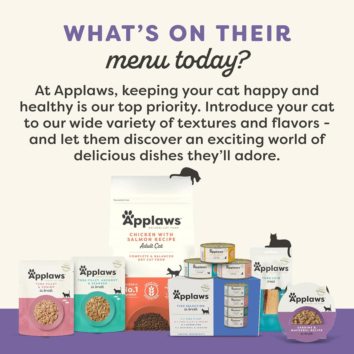 Applaws Natural Wet Canned Cat Food, Made with Limited and Natural Ingredients, Real Protein with