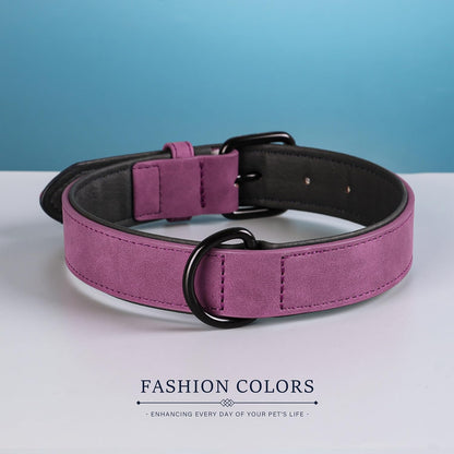 Didog Soft Padded PU Leather Dog Collar, Breathable and Adjustable Dog Collars for Small Dogs