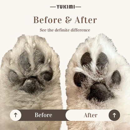 YUKIMI Premium Amino Acid Paw Cleanser with Silicone Bristle Brush for Dogs & Cats | Dermatologist