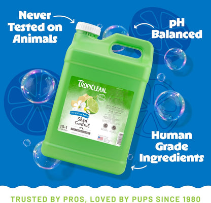 TropiClean Deshedding Dog Conditioner, Professional Conditioner, Reduces Shedding & Softens Coat