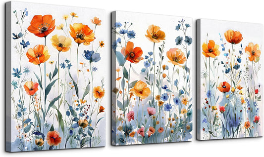 TTHYUEWS Boho Wall Art for Living Room Canvas Wall Decor for Bedroom Modern Wall Decorations For