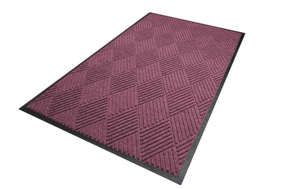 M+A Matting WaterHog Diamond | Commercial-Grade Entrance Mat with Rubber Border – Indoor/Outdoor