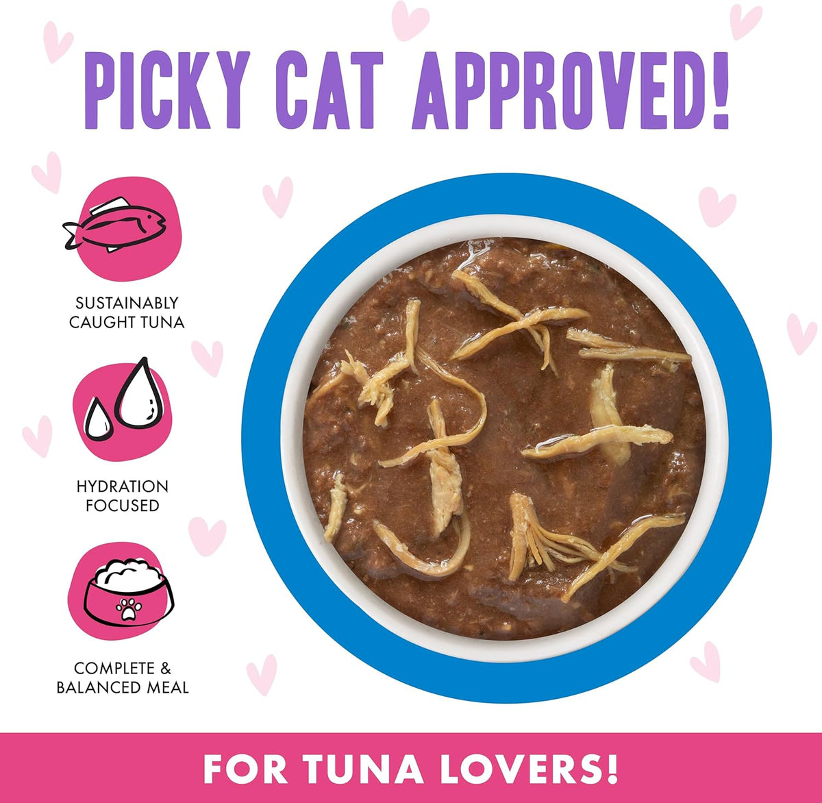 Weruva B.F.F. OMG - Best Feline Friend Oh My Gravy!, Tuna & Chicken Chase Me with Tuna & Chicken
