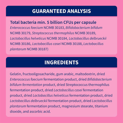 Nutramax Proviable Probiotics for Dogs and Cats, Daily Digestive Health Supplement with Multiple