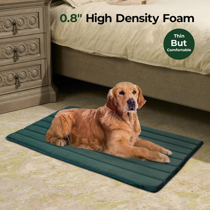 BALANCE Dog Crate Pad, Dog Foam Crate Mat Kennel Pad, Washable Water-Resistant Pet Bed Flat Dogs