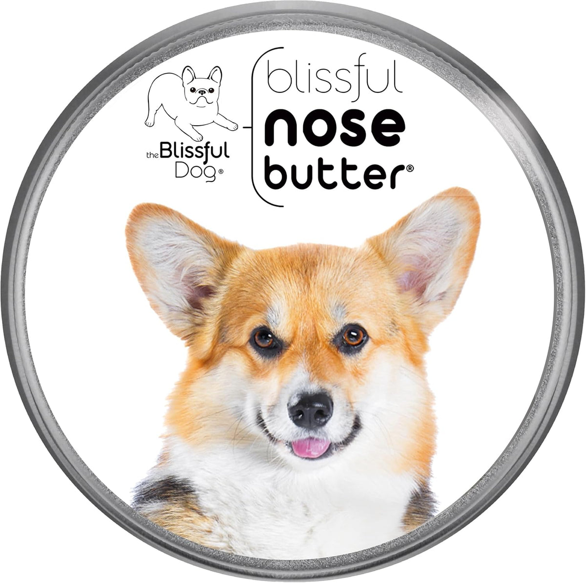The Blissful Dog Corgi Unscented Nose Butter, 8-Ounce