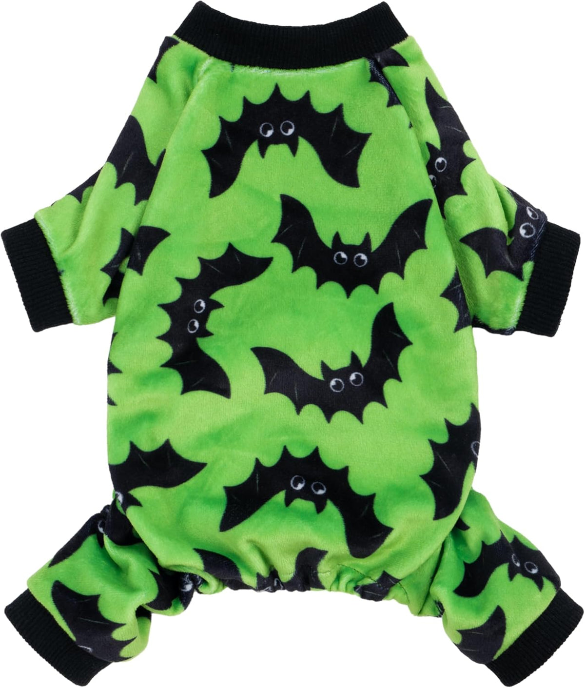 Fitwarm Halloween Bat Dog Pajamas, Funny Costumes for Small Dogs Boy Girl, Pet Outfit, Lime Green