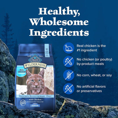 Blue Buffalo Wilderness Nature's Evolutionary Diet High-Protein, Grain-Free Natural Dry Food for
