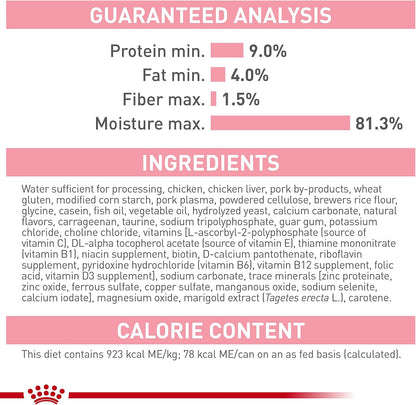 Royal Canin Feline Health Nutrition Mother & Babycat Ultra Soft Mousse in Sauce Canned Cat Food, 3
